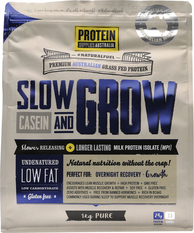 PROTEIN SUPPLIES AUST. Slow & Grow (Slow Release) Pure