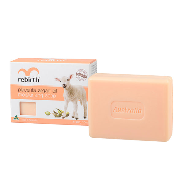Placenta Soap with Argan Oil 100g (for dry to normal skin)