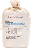 THAT RED HOUSE Wool Dryer Balls 100% Pure