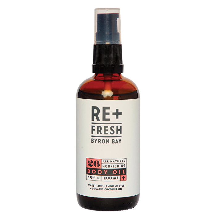 Re+Fresh Body Oil (All Natural Nourishing with Sweet Lime, Lemon Myrtle & Coconut Oil) 100ml