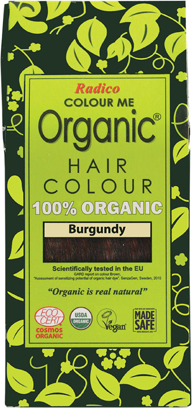 RADICO Colour Me Organic - Hair Colour Powder - Burgundy