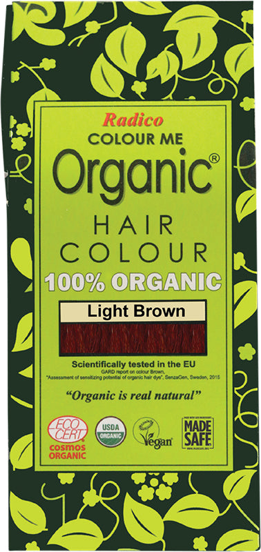 RADICO Colour Me Organic - Hair Colour Powder - Light Brown