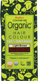 RADICO Colour Me Organic - Hair Colour Powder - Light Brown