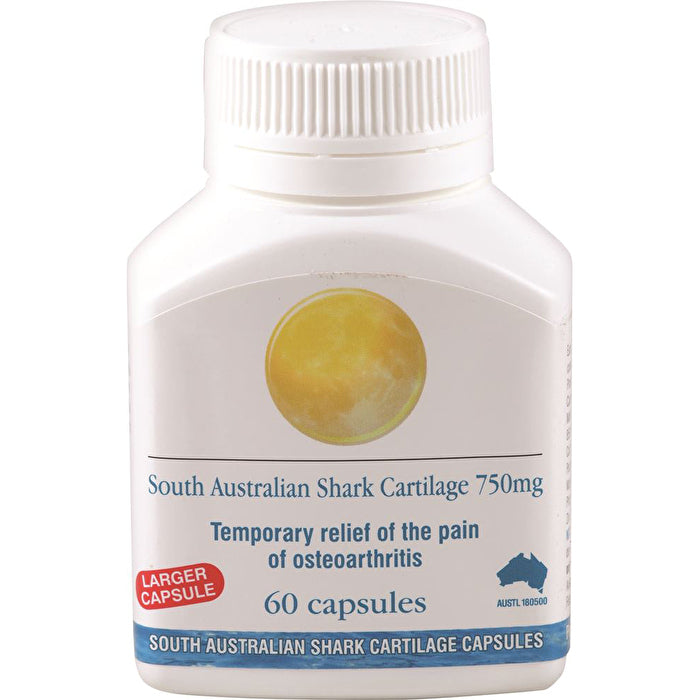 South Australian Shark Cartilage 750mg 60c