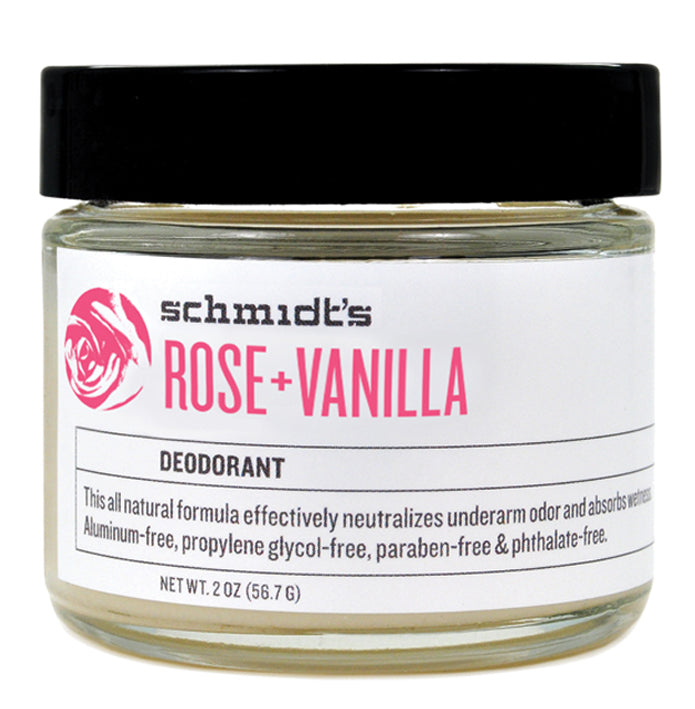 SCHMIDT'S Deodorant Jar Rose & Vanilla