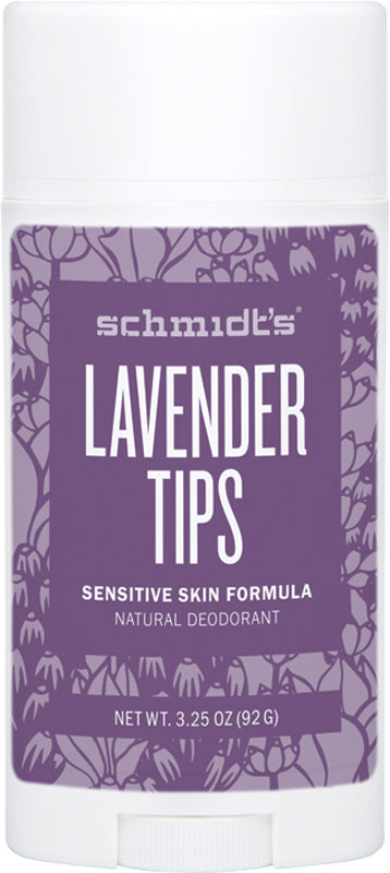 SCHMIDT'S Deodorant Stick - Sensitive Skin Lavender Tips