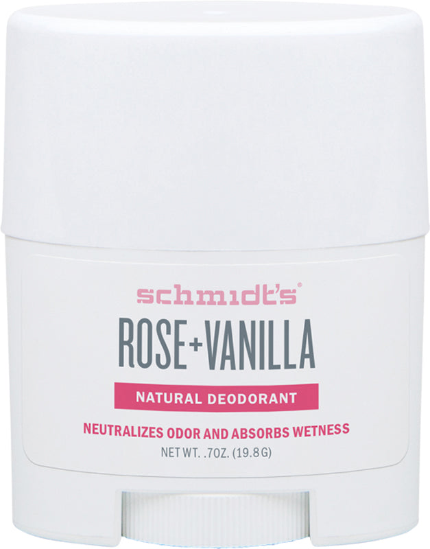 SCHMIDT'S Travel Deodorant Stick Rose & Vanilla