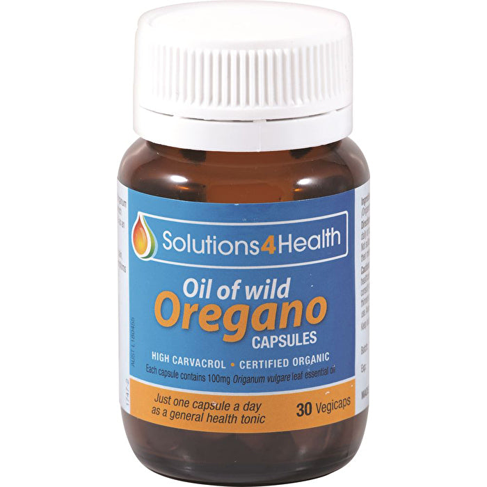 Solutions 4 Health Oil of Wild Oregano Capsules 30vc