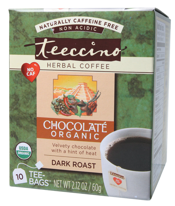 TEECCINO Herbal Coffee Bags Chocolate