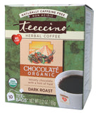 TEECCINO Herbal Coffee Bags Chocolate