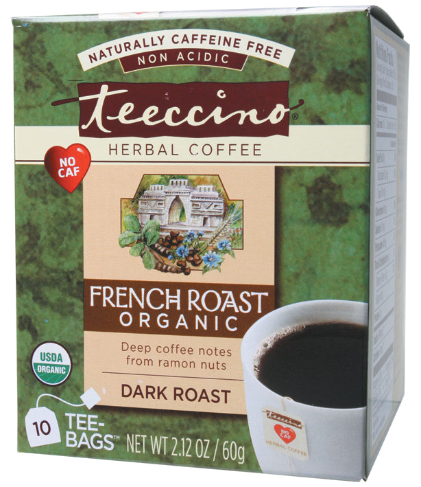 TEECCINO Herbal Coffee Bags French Roast