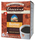 TEECCINO Herbal Coffee Bags Hazelnut