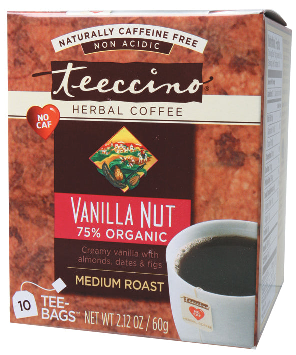 TEECCINO Herbal Coffee Bags Vanilla Nut