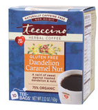 TEECCINO Herbal Coffee Bags Dandelion Caramel Nut
