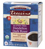 TEECCINO Herbal Coffee Bags Dandelion Dark Roast