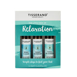 Tisserand Essential Oil Blend Roller Ball A Little Box Of Relaxation Kit 10ml x 3 Pack