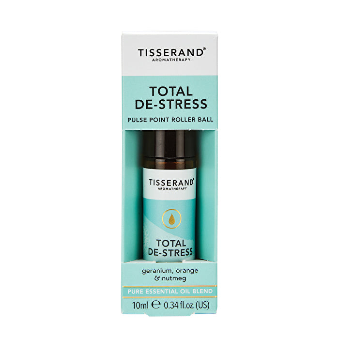 Tisserand Essential Oil Blend Roller Ball Total De-Stress 10ml