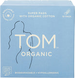 TOM ORGANIC Pads Ultra Thin Night Pads with Wings