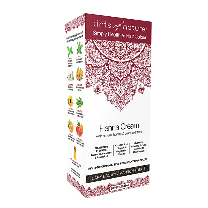 Tints of Nature Henna Cream Dark Brown 70ml