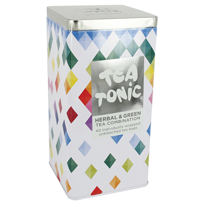 Tea Tonic Organic Herbal & Green Tea Combination Tin x 40 Tea Bags