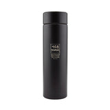 Tea Tonic Thermal Drink Bottle Black (Double wall stainless steel + Infuser basket) 450ml