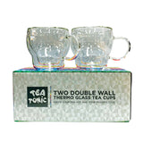 Tea Tonic Tea for Two Thermal Glass Tea Cup x 2 Cups