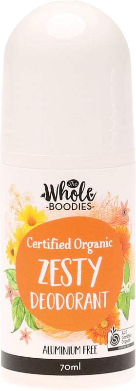 THE WHOLE BOODIES Deodorant (Roll-On) Zesty