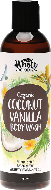 THE WHOLE BOODIES Body Wash Coconut Vanilla