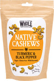 THE WHOLE FOODIES Native Cashews Turmeric & Black Pepper