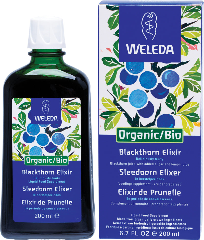 WELEDA Organic/ Bio Blackthorn Elixir Liquid Food Supplement
