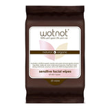 Wotnot Facial Wipes Sensitive (All Skin Types) x 25 Pack