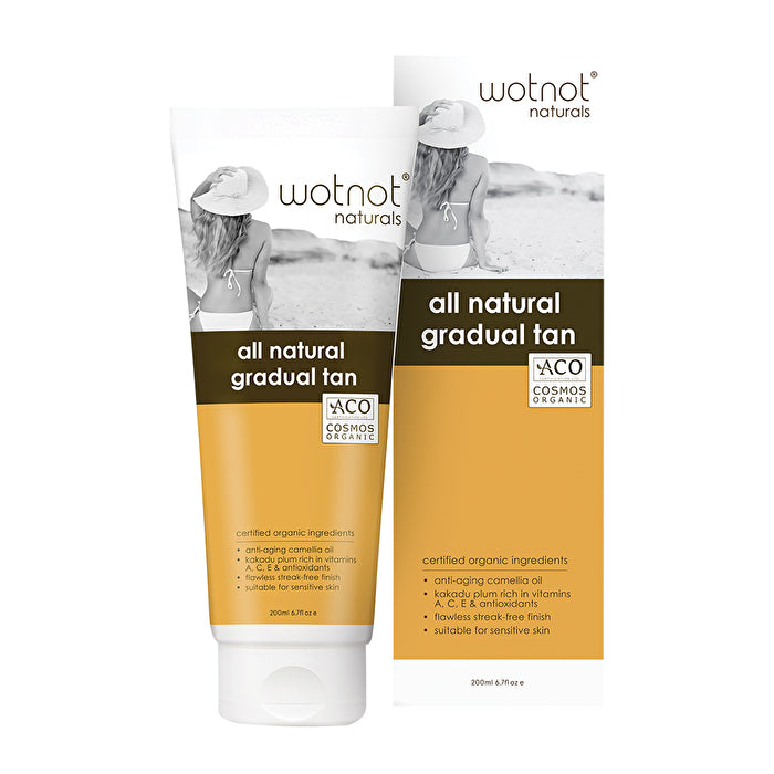 Wotnot Natural Golden Gradual Tan Lotion 200ml