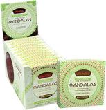 MANDALAS CHOCOLATE Unroasted Chocolate Disc Peppermint - Triple Pack (Box of 10)