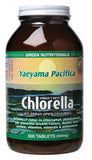 GREEN NUTRITIONALS Yaeyama Pacifica Chlorella Tablets (500mg) - Amber Glass