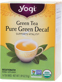 YOGI TEA Herbal Tea Bags Pure Green Decaf