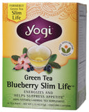 YOGI TEA Herbal Tea Bags Green Tea Blueberry Slim Life